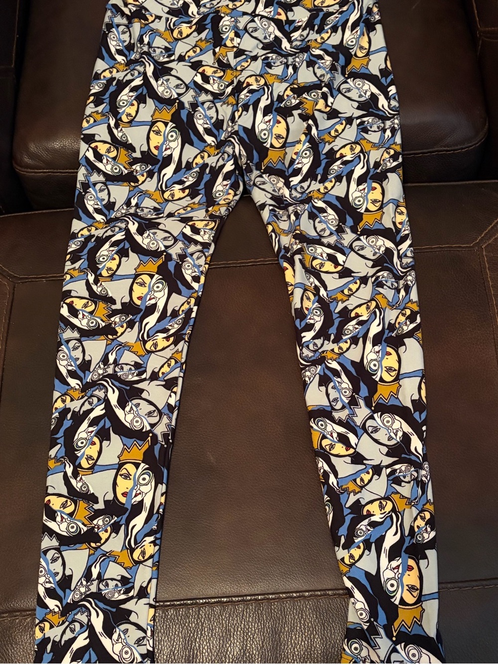 LuLaRoe Women’s Disney Evil Queen and Hag Leggings in Black, Blue NEW